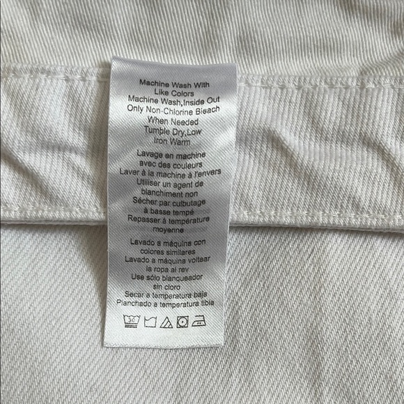 WEWOREWHAT NWOT White High Waist Mom Denim Jeans, Size 30 - Picture 14 of 14